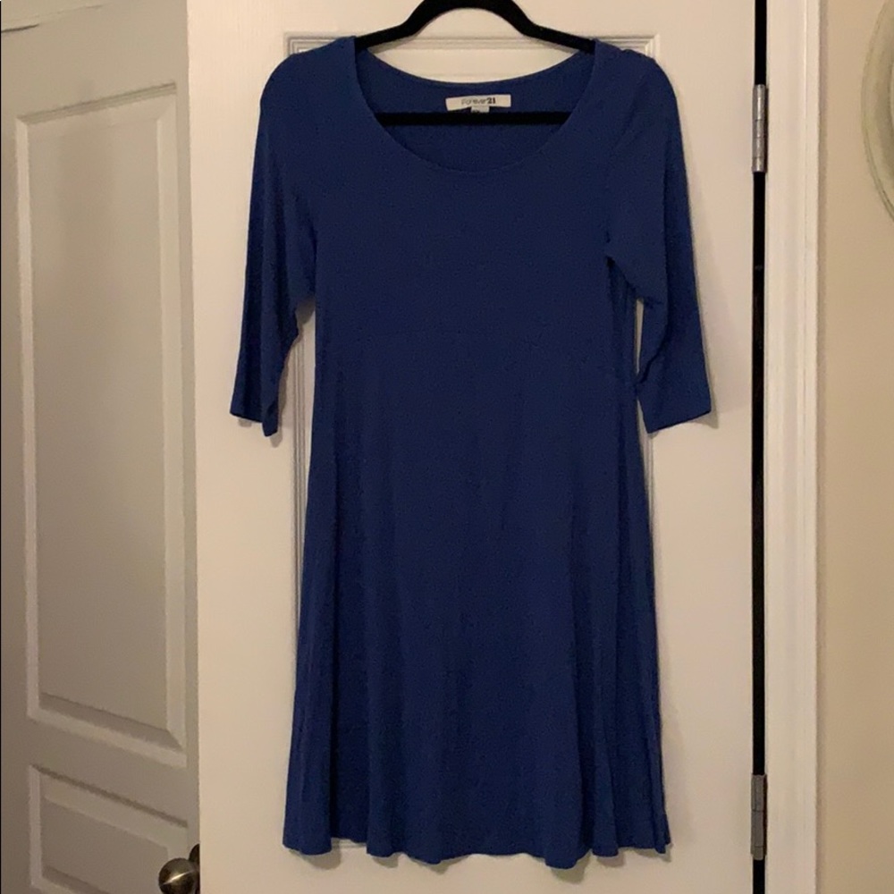 Blue dress